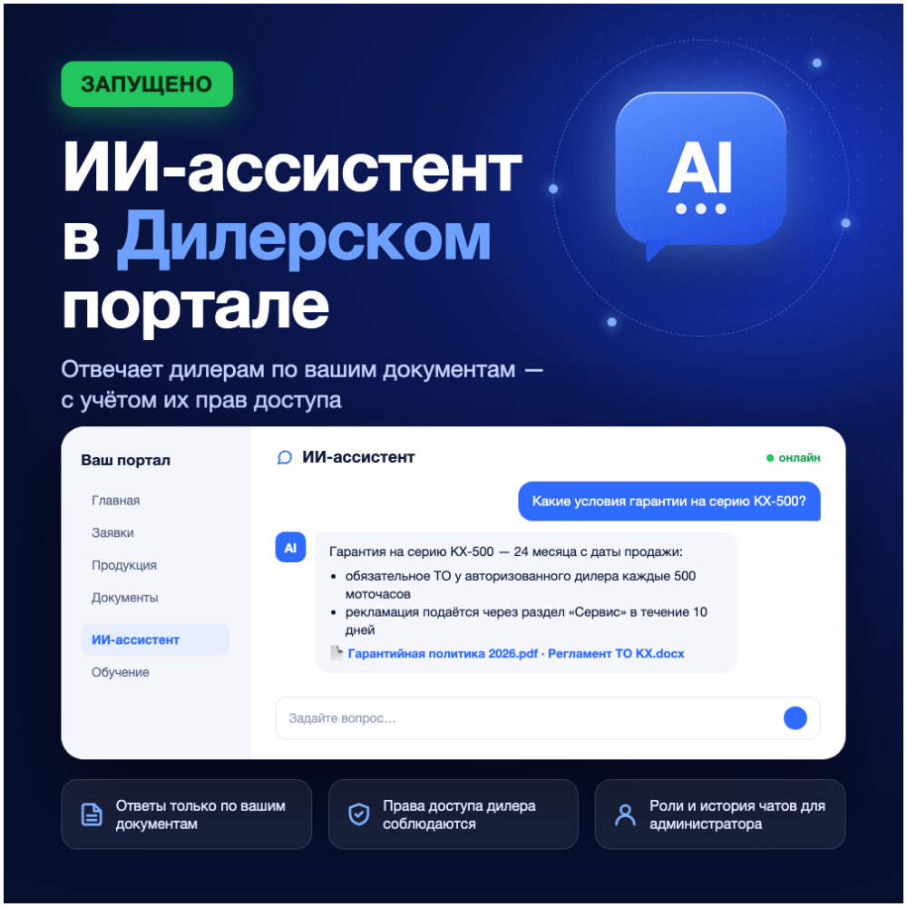 ИИ-ассистент для ваших партнеров и сотрудников
